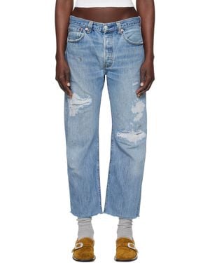 RE/DONE Levi'S Edition 90S Boyfriend Jeans - Blue