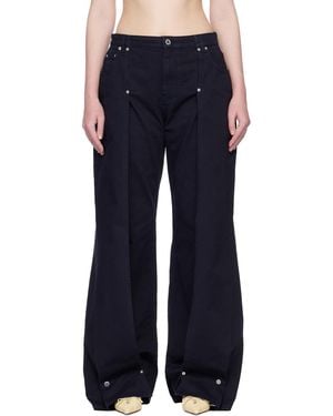 Jean Paul Gaultier 'The Snap-Button' Jeans - Blue
