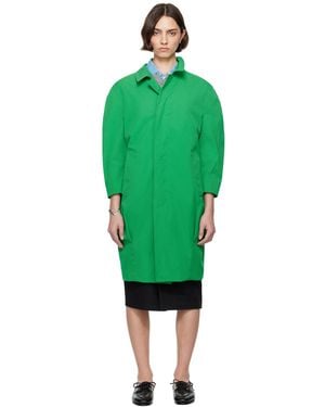 Bally Twill Coat - Green