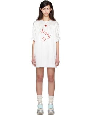 Im Sorry by Petra Collins Ssense Exclusive Jennyfax Edition Puff Sleeve Minidress - Black