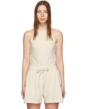 Halfboy Off- Terry Bodysuit - Natural