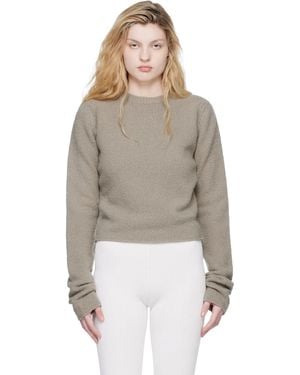 Rier Taupe Wool Boucle Jumper - Multicolour