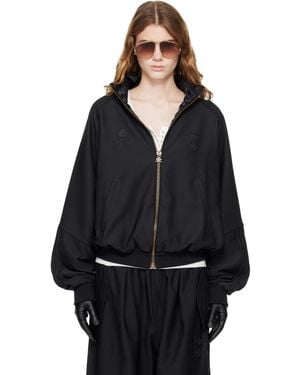 Willy Chavarria Adidas Originals Edition Dress Twill Track Jacket - Black