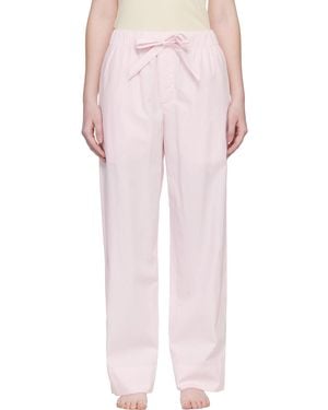 Tekla Poplin Pajama Pants - Pink