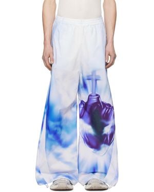 Gerrit Jacob Printed Track Pants - Blue