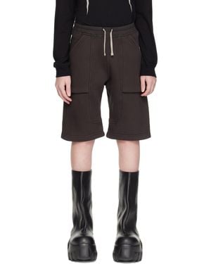 Rick Owens キッズ|グレー Porterville Pods ショートパンツ - ブラック