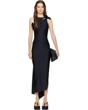 Coperni Flower Maxi Dress - Black