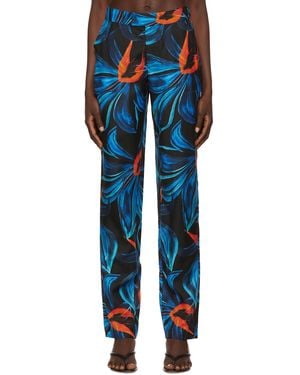 Louisa Ballou Blue Cruise Trousers
