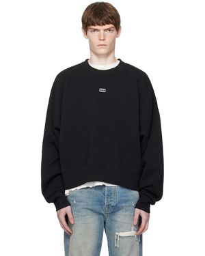 Stolen Girlfriends Club Stolen Razor Crew Sweatshirt - Black