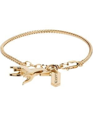 Lanvin Bracelet À Pendentif Graphique - Noir