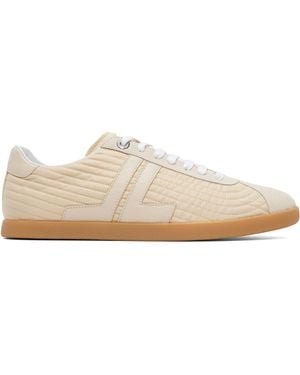 Lanvin Glen 2.0 Nylon Sneakers - White