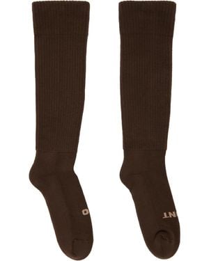 Rick Owens ブラウン So Cunt ソックス