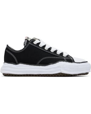 Maison Mihara Yasuhiro 'Peterson' Og Sole Canvas Low-Top Trainers - Black