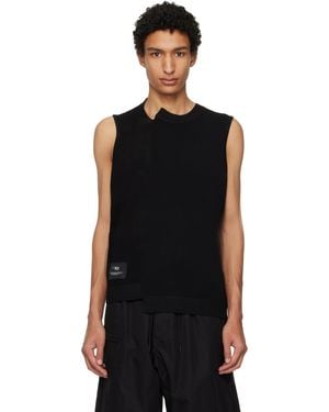 Y-3 Gfx Knitted Vest - Black
