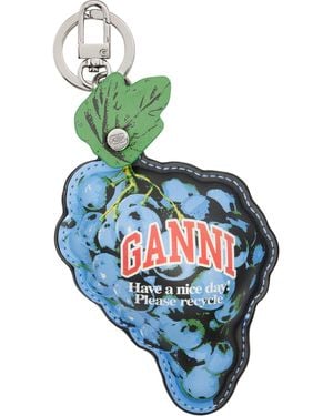 Ganni Grape Coin Pouch - Blue
