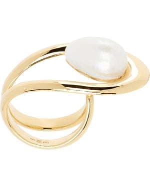 Sarah Madeleine Bru Sol Ring - White