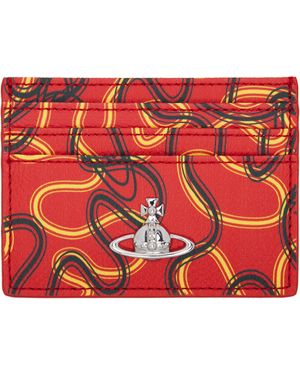Vivienne Westwood Flat Card Holder - Red