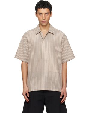 LE17SEPTEMBRE Pullover Seersucker Shirt - Natural