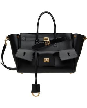 Balenciaga ブラック スモール Bel Air Carry All バッグ