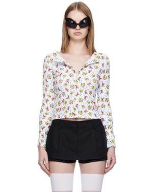 Ashley Williams Blouson Isotherme Blanc - Noir