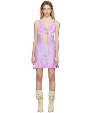 Kim Shui Cut-Out Minidress - Red