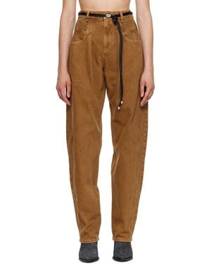 Isabel Marant Tan Lisha Jeans - Brown