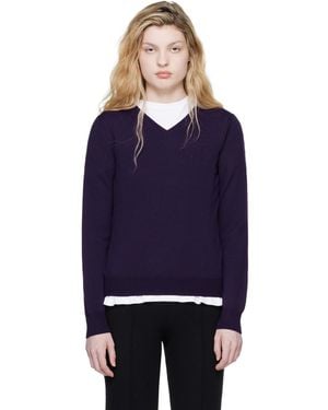 High Sport Billie Vneck Jumper - Blue
