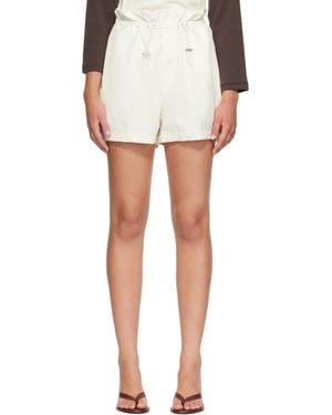 Agolde Lydia Shorts - White