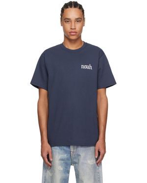 Noah Gothic 'N' T-Shirt - Blue