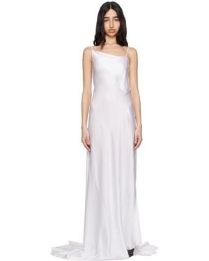 Ann Demeulemeester Aaricia Long Bias Slip Maxi Dress - Multicolour