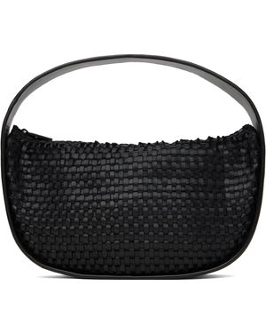 St. Agni Woven Petit Arc Bag - Black