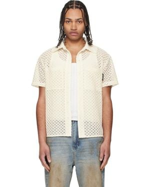 ANDERSSON BELL Off- Tres Sheer Knitted Shirt - Multicolour