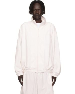Acne Studios Off- Logo Jacket - White