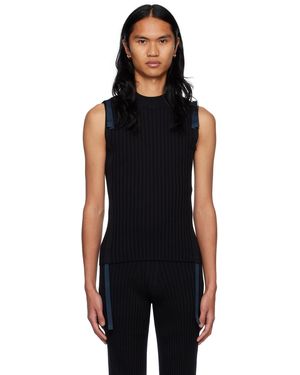 Dion Lee ブラック Gathered Utility タンクトップ