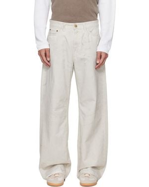Stockholm Surfboard Club Off- Chino Trousers - White