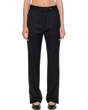 Kiko Kostadinov Egret Tailored Trousers - Black