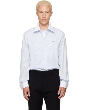 Acne Studios Layered Poplin Button-Up Shirt - White