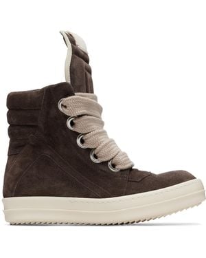 Rick Owens Tower Jumbolace Geobasket Sneakers - Brown