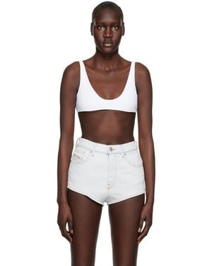 DIESEL ホワイト Taratwist ビキニトップ