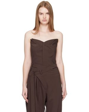 OTTOLINGER Suiting Bustier Top - Black
