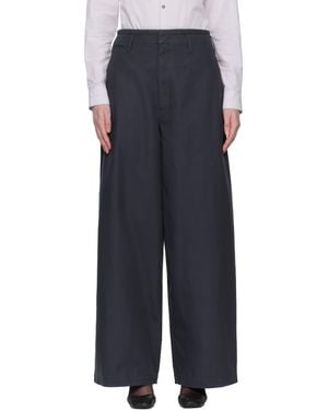 Lemaire Large Chino Trousers - Black