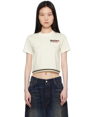 Moncler Genius T-Shirt 'Racing' Blanc - Noir