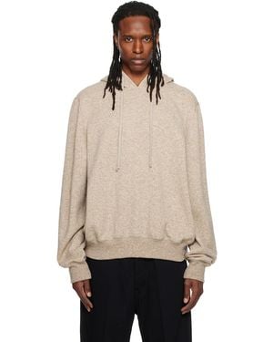 Rick Owens Off- Tower Hoodie - Natural