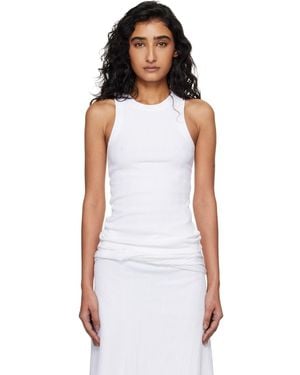 Victoria Beckham Rib Tank Top - Black