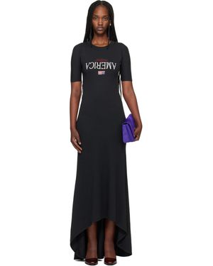 Willy Chavarria 'Welcome To America' Maxi Dress - Black