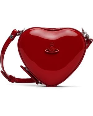 Vivienne Westwood Mini Heart Crossbody Bag - Red