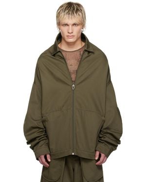 Jean Paul Gaultier Khaki Shayne Oliver Edition Jacket - Green