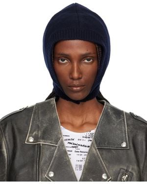 Maison Margiela Wool Knit Hood - Black