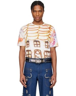 Chopova Lowena 'Welcome Home' Short Sleeve Jersey T-Shirt - Blue