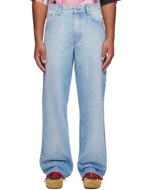 Dries Van Noten ブルー Faded ジーンズ